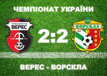 «Ворскла» зіграла в результативну нічию з «Вересом» • Футбол •