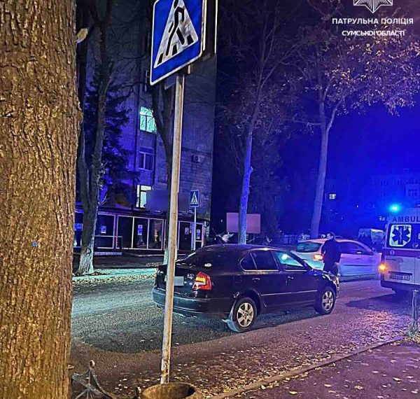 У Сумах на вулиці Магістратській 72-річний водій збив жінку на пішохідному переході – Суми та область