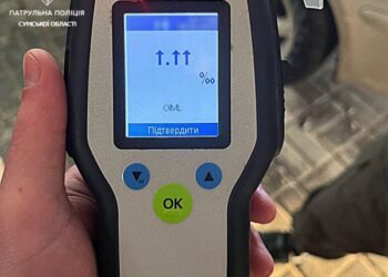 Драгер патрульних “не витримав” п’яного водія у центрі Сум – Суми та область