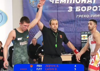 Представники Полтавщини здобули шість медалей на молодіжному ЧУ з греко-римської боротьби • Греко-римська боротьба •