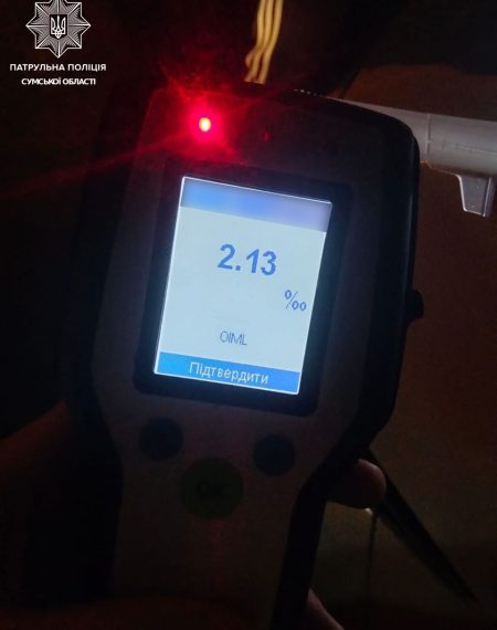 У Сумах водія ВАЗ втретє за рік затримали у стані алкогольного сп’яніння – Суми та область