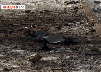 З’явилося відео з наслідками падіння БПЛА у Лебедині – Суми та область