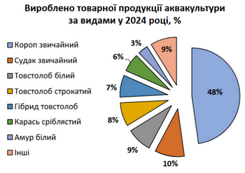 У 2024 році в аквакультурі виростили на 22% більше водних біоресурсів – Економіка