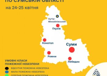 На Сумщині очікується надзвичайна пожежна небезпека | Суми та область