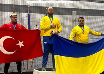 Олександр Яровий та Вікторія Шпачинська здобули «бронзу» на міжнародному параатлетичному турнірі Virtus Espoo 2025 • Легка атлетика •