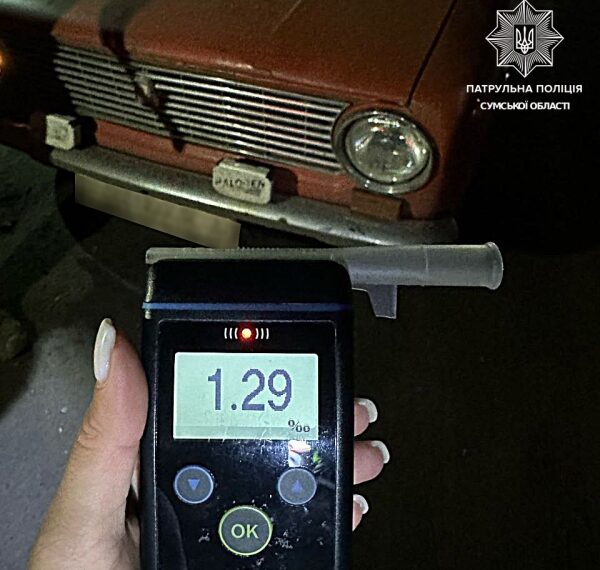 У Сумах на блокпосту затримали нетверезого водія | Суми та область