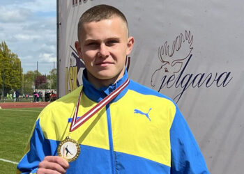 Сергій Шмиголь з Полтавщини переміг на легкоатлетичному турнірі в Латвії • Легка атлетика •