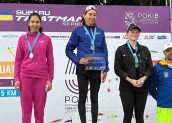 Представники Полтавщини здобули п’ять медалей на Чемпіонаті України з триатлону (акватлону) • Триатлон •