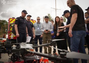 ПРООН передала миколаївським рятувальникам інноваційну українську систему аеророзвідки Mines Eye » Миколаївський Оглядач