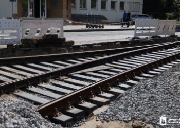 Ремонт трамвайної колії по вулиці Марка Кропивницького вийшов на фінішну пряму » Миколаївський Оглядач