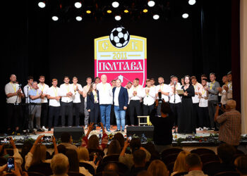 СК «Полтава» урочисто вручили «срібні» медалі Першої ліги 2024/2025 • Футбол •