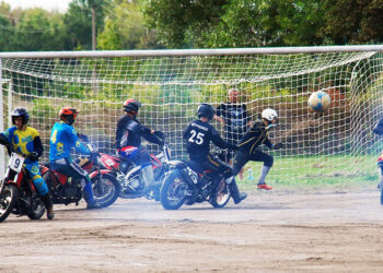 Чемпіонат України з мотоболу: «Поділля-Мотор-2» двічі програло на Полтавщині • Мотобол •