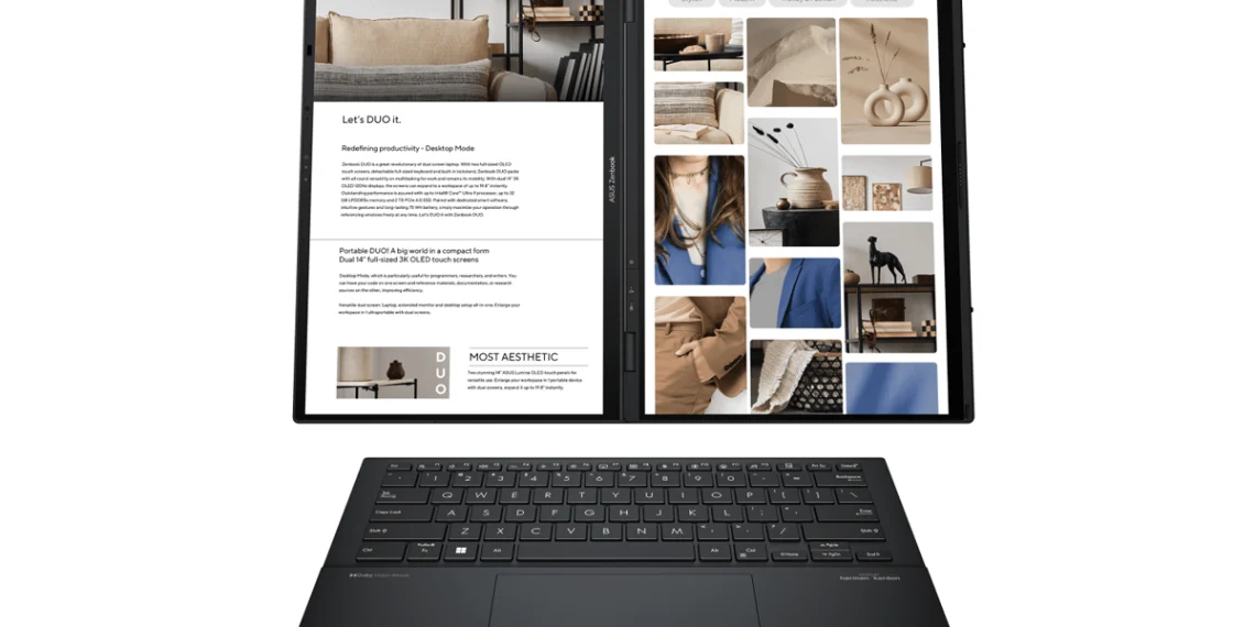 Двоекранний ASUS Zenbook DUO нового покоління доступний в Україні » Технології
