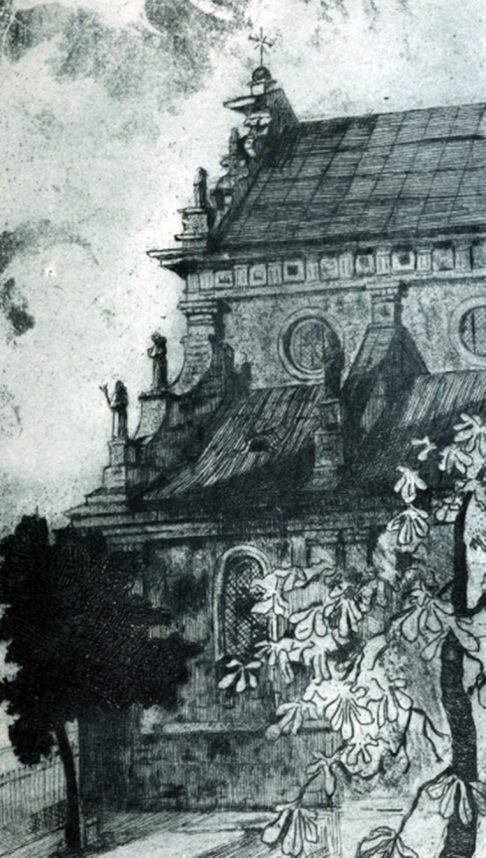 Костел бернардинів, автор Ванда Коженьовська, 1917 рік.