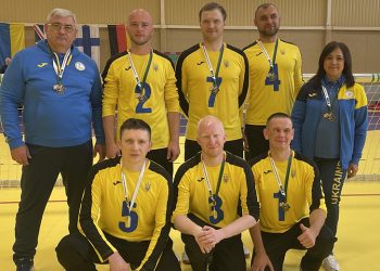 Збірна України з голболу, яка складається з полтавців, перемогла на міжнародному турнірі в Литві • Голбол •
