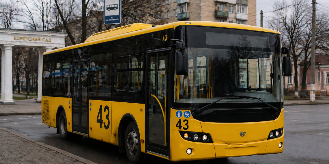 43 автобус города Полтава