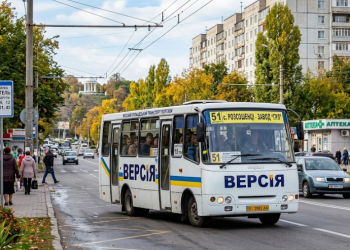 51 автобус Полтави - на маршруті