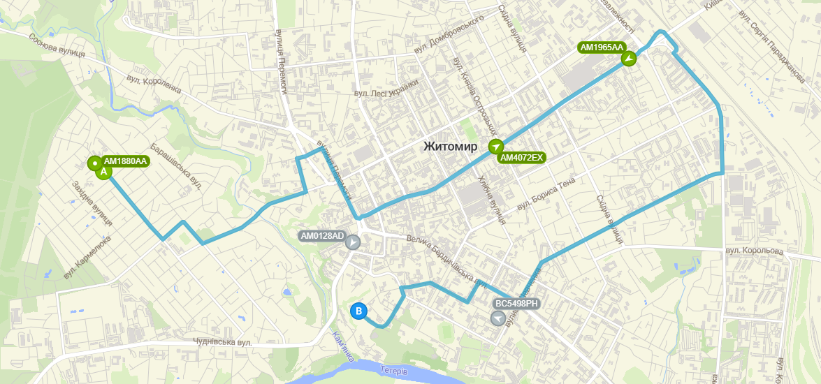 58 маршрутка Житомира