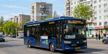 58 маршрутка в Харькове - движение по городу