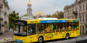 Автобус 63 Києва – обслуговує маршрут Лісовий масив – ст. м. Червоний Хутiр