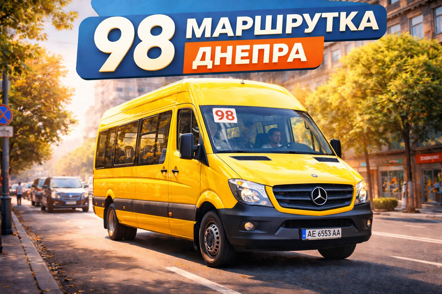 98 автобус Днепра