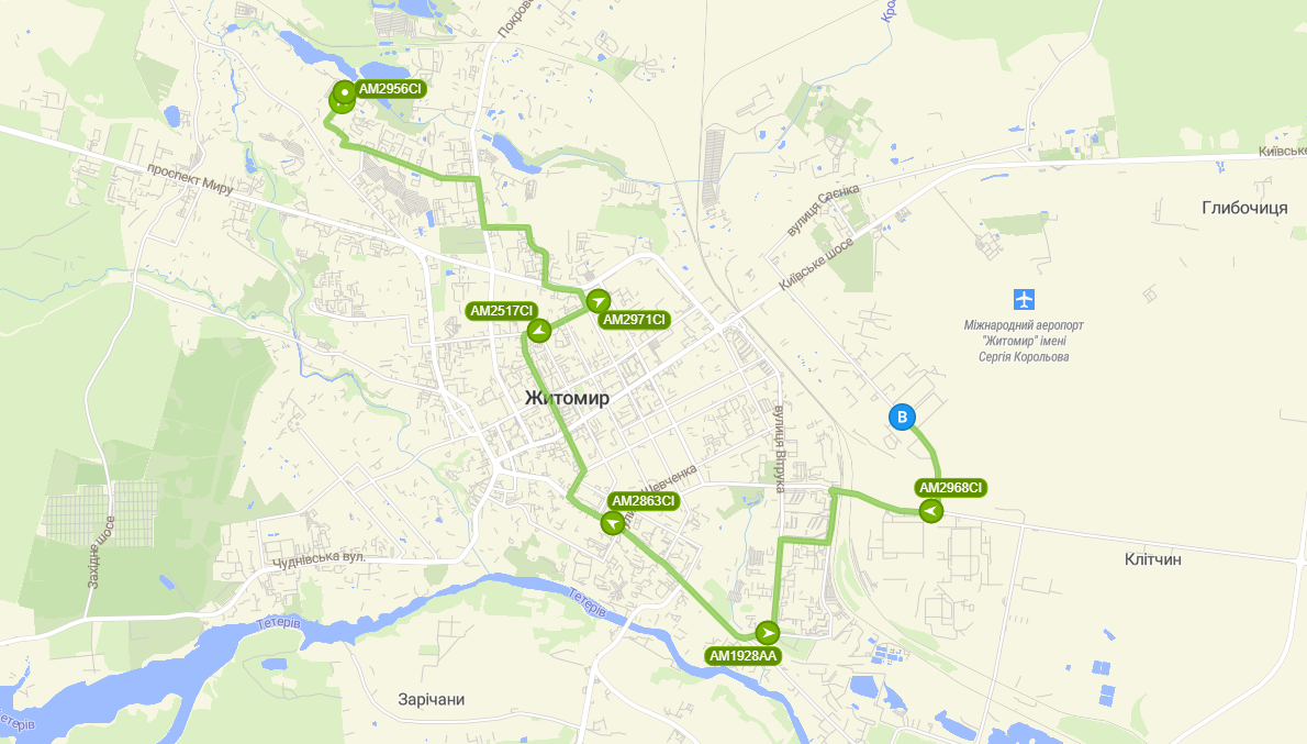 Житомир - автобус - 8