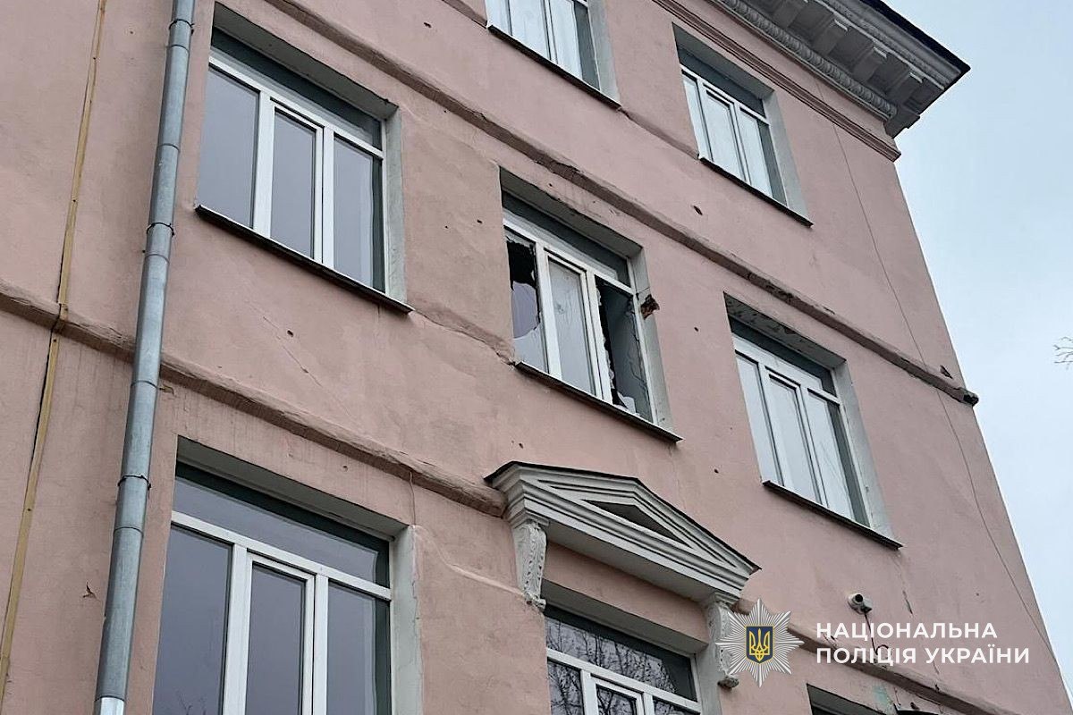 Наслідки ворожої атаки на Нікополь 