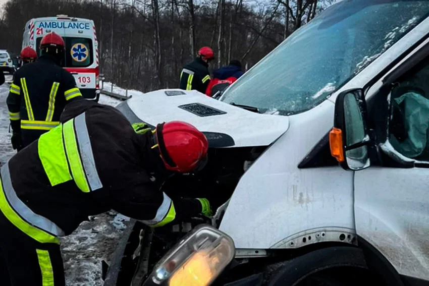 Аварія у Хмельницькому напередодні Нового року
