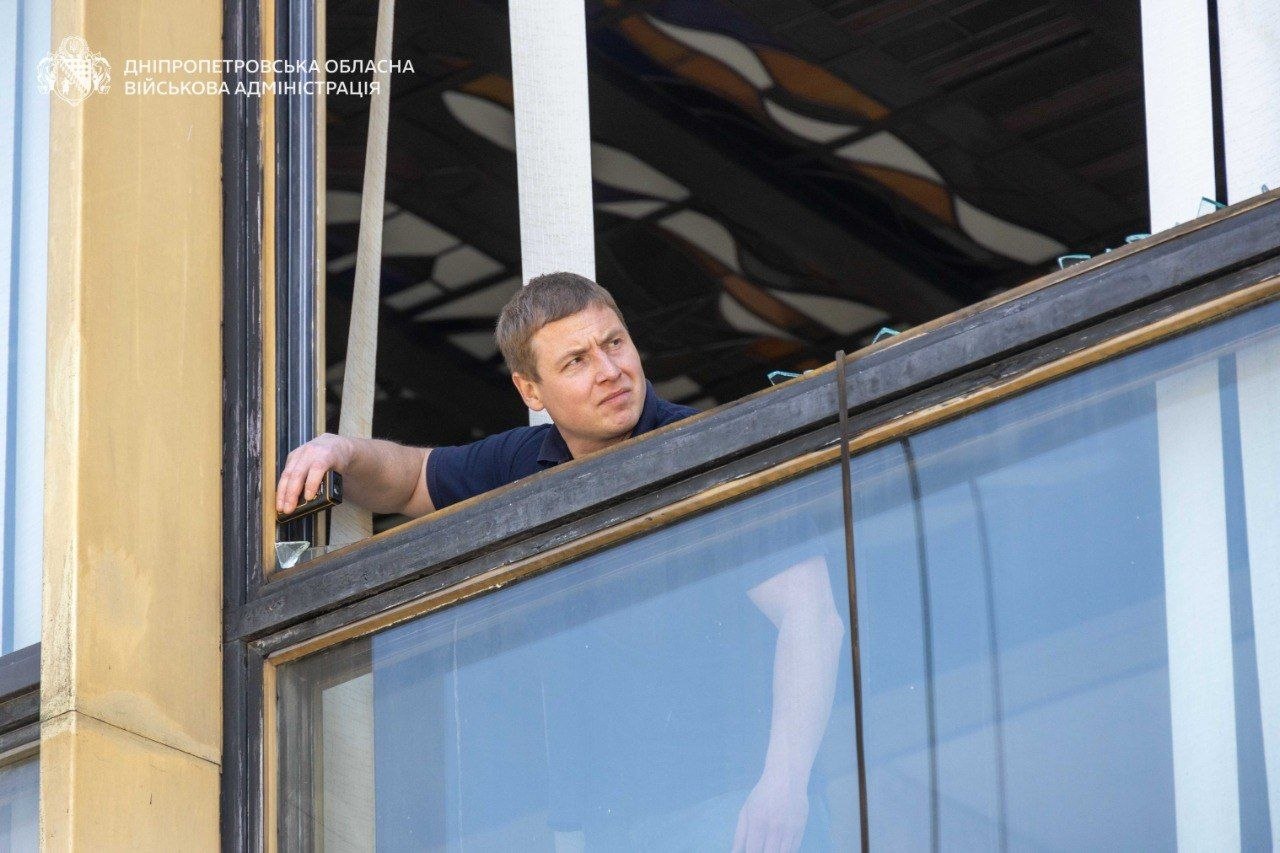 атака на Дніпро, руйнування 