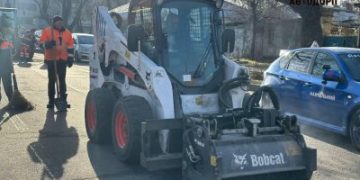 Дорожні роботи на проспекті Центральному та Широкобальському мості »