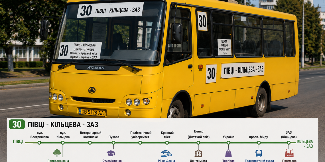Автобус 30 Чернигов