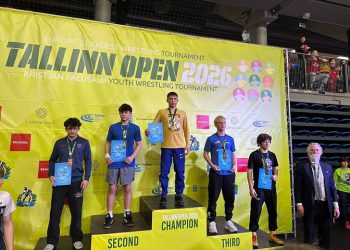 Полтавці Микита Кузьменко та Олена Колубай перемогли на міжнародному турнірі з вільної боротьби Tallinn Open 2026 • Вільна боротьба •