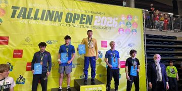 Полтавці Микита Кузьменко та Олена Колубай перемогли на міжнародному турнірі з вільної боротьби Tallinn Open 2026 • Вільна боротьба •