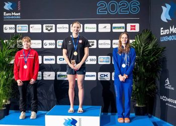 Полтавка Юлія Ткаченко здобула дві медалі на міжнародних змаганнях з плавання Euro Meet 2026 у Люксембурзі • Плавання •