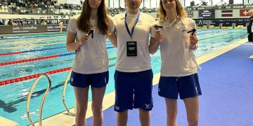 Полтавки Юлія Ткаченко та Ольга Філімонова здобули три медалі на Відкритому чемпіонаті Литви • Плавання •