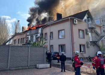 СБУ розслідує ранкову атаку на Запоріжжя 13 квітня