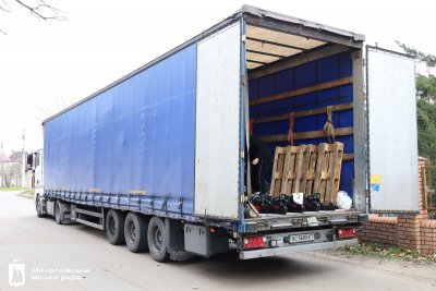 Техніка для міських служби, ноутбуки для шкіл та енергетичне обладнання: Ганновер передав Миколаєву чергову партію допомоги »