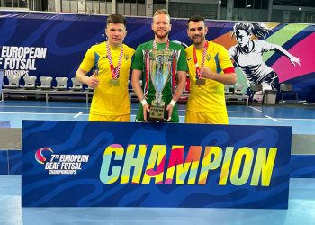 Троє полтавців у складі збірної України стали чемпіонами Європи з футзалу серед дефлімпійців • Футзал •