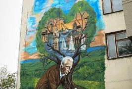 У Миколаєві створили мурал на честь озеленювача Вадима Сердцева »