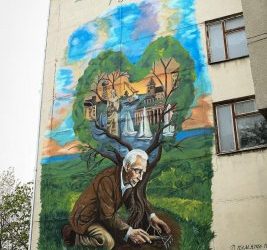 У Миколаєві створили мурал на честь озеленювача Вадима Сердцева »