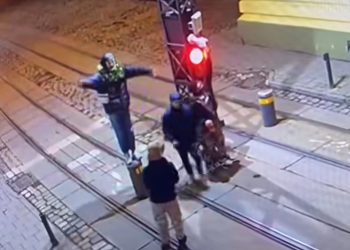 Вночі група молодих людей пошкодила болард та відеокамеру на вул. Беринди (відео) –