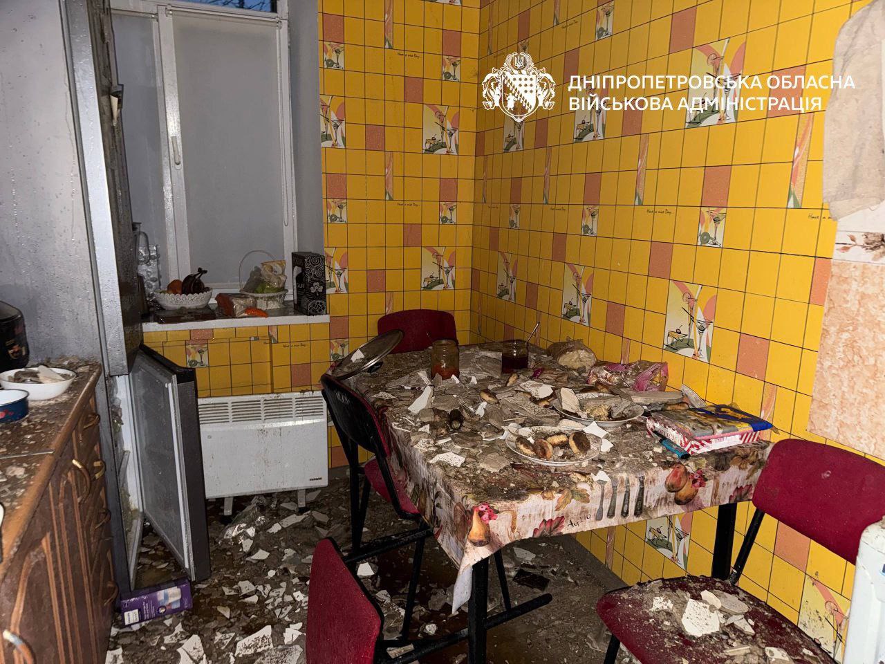 Наслідки ворожих ударів по Дніпру 