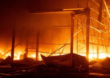 Загорелся промышленный объект: последствия ночной атаки БпЛА на Одессу