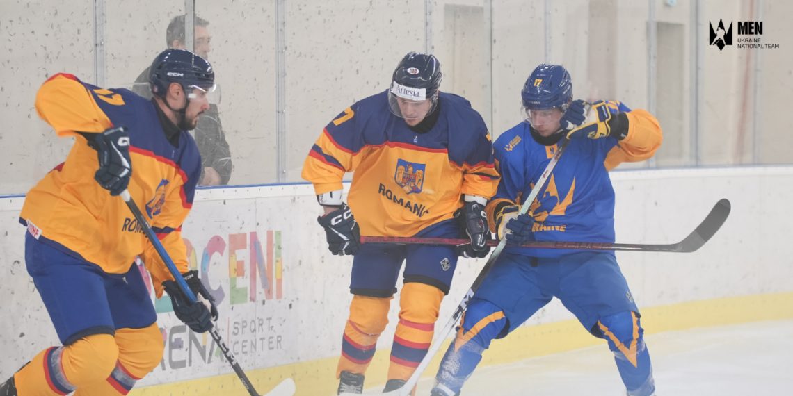 Збірна України з хокею з кременчужанами у складі вдруге перемогла Румунію (відео) • Хокей •